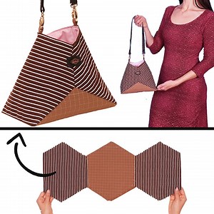 267K views · 6.3K reactions | A new bag design out of 3 pieces of fabric - so simple to sew! | Miarti - Wiederverwendung | Facebook