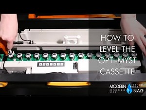 How to level the Opti myst cassette | Dimplex