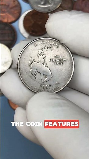 What Makes the 2007 US Wyoming State Quarter Special| Let’s Find Out! #uscoins #youtubeshorts #coin