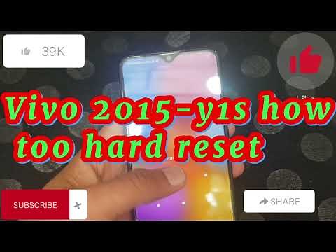 vivo 2015 how to hard reset | vivo y1s |