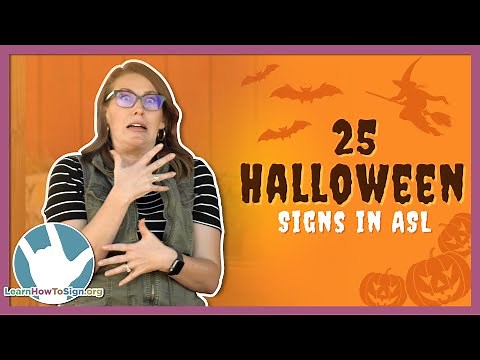 25 Halloween Signs in ASL | Sign Language for Beginners