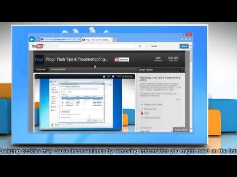 How to delete cookies in Internet Explorer® 10 in Windows® 8