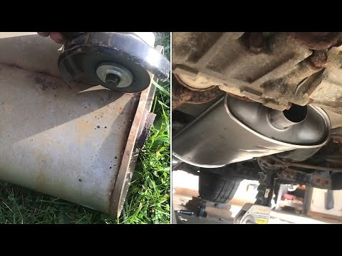 What’s INSIDE an “exhaust resonator muffler” (how it works)