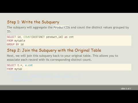 Counting Distinct Product IDs in HUE/IMPALA