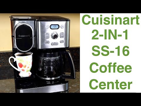 Cuisinart Coffee Center 2-in-1 Coffeemaker Review and Demo
