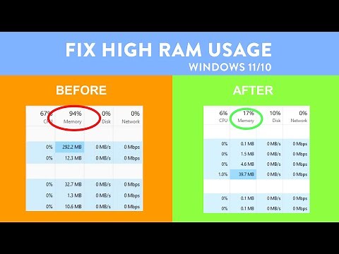 Fix High RAM/Memory Usage on Windows 11 & 10