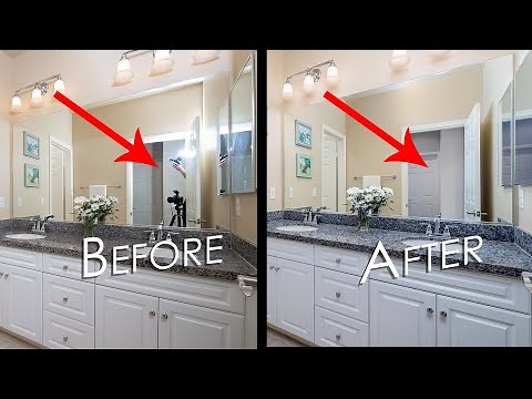 Quickly Remove Camera from Mirror Reflections