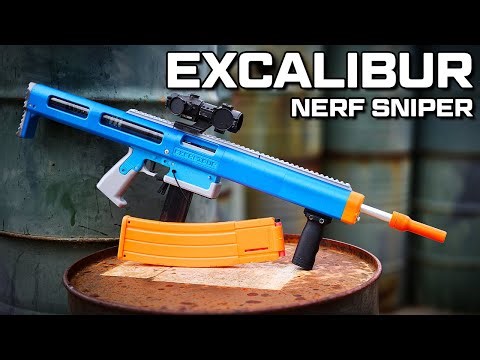 Excalibur: A 200fps Beginner Friendly Nerf Sniper!
