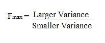 Fmax / Hartley's Test: Definition, Step by Step Example, Table