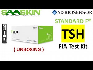 SD Biosensor STANDARD™ F TSH FIA Test Kit | UNBOXING | #10TSH10B