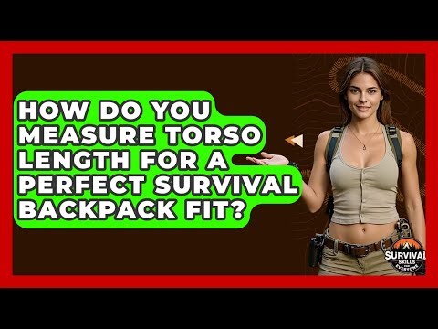 How Do You Measure Torso Length For A Perfect Survival Backpack Fit? - Survival Skills for Everyone