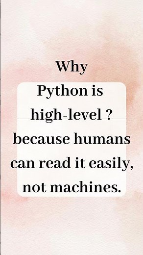 Python for Beginners | python is a high level language? #coding #programming #pythonbasics