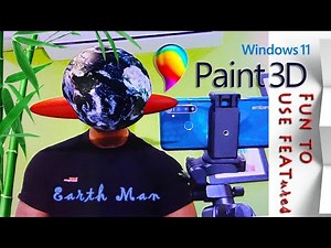 How to use Paint 3D in Windows 11- Fun to use features | Create graphic videos in Paint 3D