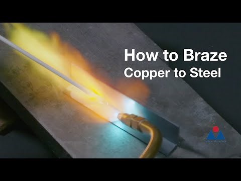 How to Braze Copper to Steel with 45% Silver Flux-Coated Brazing Rods