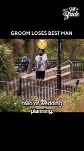 Groom loses best man half way through wedding planning 😳 #donttellthebride #drama #bestman #wedding | Don't Tell The Bride