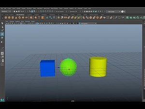 How to change color of object into Maya for beginners Maya 2024 Latest