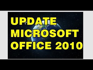 UPDATE MICROSOFT OFFICE 2010