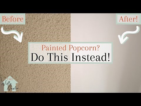 How To Cover Popcorn Ceiling Without Removing It | Skim Coating Over Popcorn Ceiling
