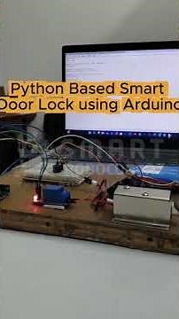 Python Based Smart Door Lock System | Password Controlled via PC #shorts #techshorts #shortvideo