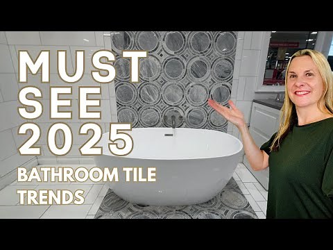 Modern Bathroom Tile Trends You Need to See Now | 2025 Tile Design Ideas