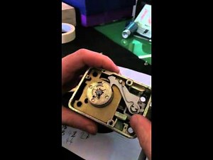 How a mechanical safe lock works inside