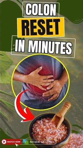 Saltwater Flush for Colon Cleanse 💧: Detox Naturally 🌿 #naturallifestylestv #colonhealth #shorts