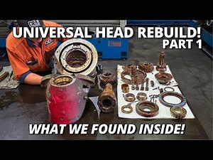 Rebuilding a Universal Head for the Zayer Milling Machine! 🛠 | Part 1