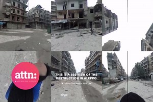 96K views · 409 reactions | This 360 video shows the destruction in Aleppo right now. | ATTN: Video | Facebook