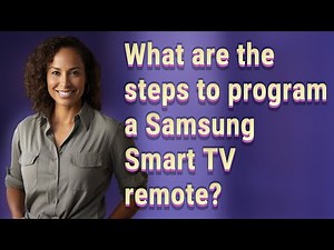 What are the steps to program a Samsung Smart TV remote?