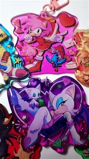 Glitter Colored Acrylic Keychains - Etsy