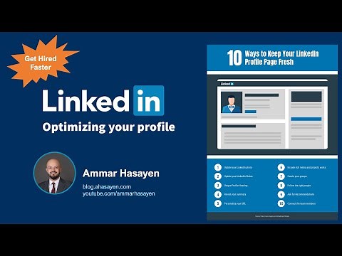 How to Optimize your LinkedIn Profile - Step by Step with Demos