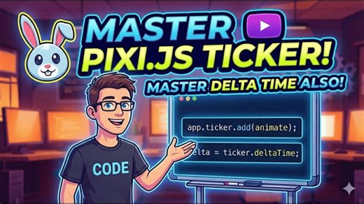 PixiJS Ticker: Stop Using setInterval! ⏱️ | Prabhjot Singh