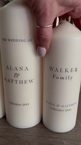Unity/church/wedding Candles - Minimalist, Modern Font. Choose Your Set. - Etsy Australia