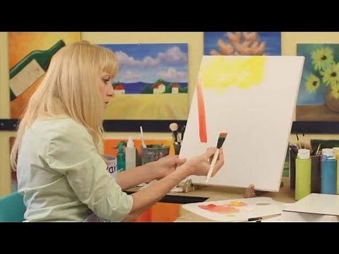 4 Brush Stroke Techniques | Acrylic Painting