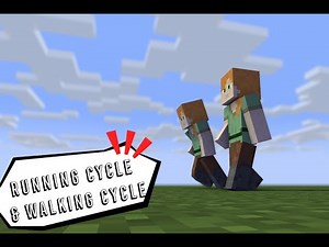 Running Cycle & Walking Cycle Tutorial~ || Mine-imator ||