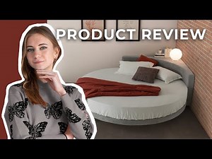 Round bed with corner headboard | Wheel