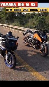 R15M Vs Duke 250 Drag Race #short #shorts #shortvideo #shortsvideo