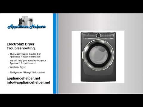 Electrolux Dryer Troubleshooting
