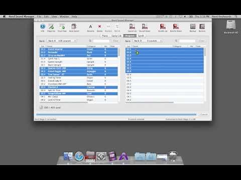 Nord Sound Manager - Organizing Programs