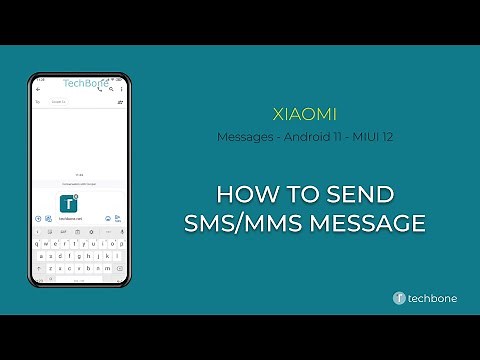 How to Send SMS/MMS message - Xiaomi [Android 11 - MIUI 12]