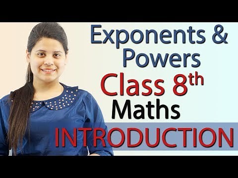 Introduction - Exponents and Powers - Chapter 10, NCERT Class 8th Maths