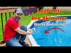 How to make leaf net skimmer (works Awesome)