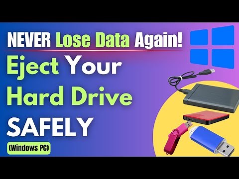 How To Eject Hard Drive From Windows PC