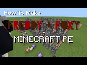 (Time stamps) HOW TO make MOVING ANIMATRONICS in Minecraft PE | Fnaf Map Part 2