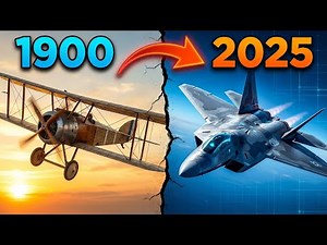 ✈️ Stunning fighter evolution. From 1900 biplanes to 2025 jets | aircraft evolution