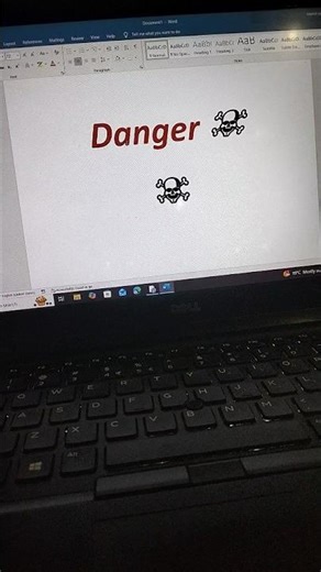DANGER ☠️ | MS Word Symbol Shortcut Key #shorts #computer #tipsandtricks #youtubeshorts #msword