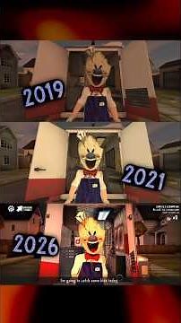 Ice Scream 1 Evolution of All Cutscenes 2019 vs 2021 vs 2026 #icescreamhorrorgame #keplerians