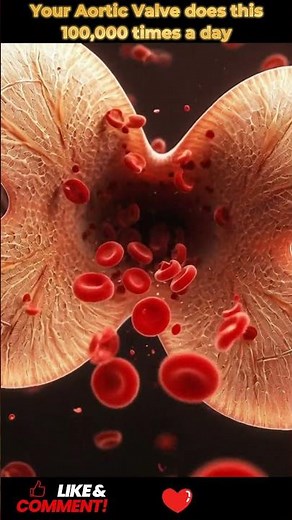 Inside the Human Heart: Aortic Valve in Action | Microscopic Blood Flow | 60