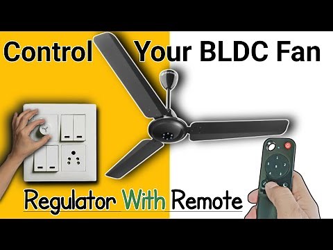 Control Your BLDC Ceiling Fan with Regulator + Remote #bldcfan #fanregulator
