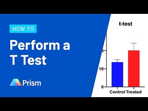 How to Perform a T Test in Prism